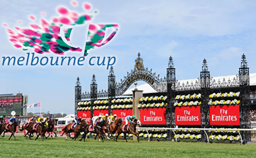 The Melbourne Cup at Flemington Racecourse