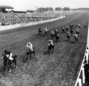 Black and White Espom Derby Image