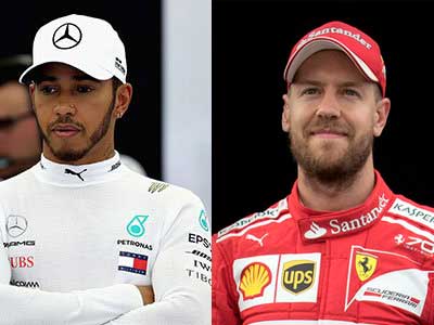 Lewis Hamilton (Great Britain)/ Sebastien Vettel (German)