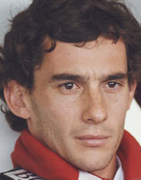 Ayrton Senna Headshot