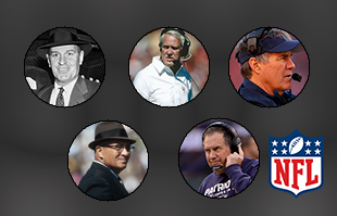 Top 5 NFL Coaches of All Time - Legendary NFL Coaches