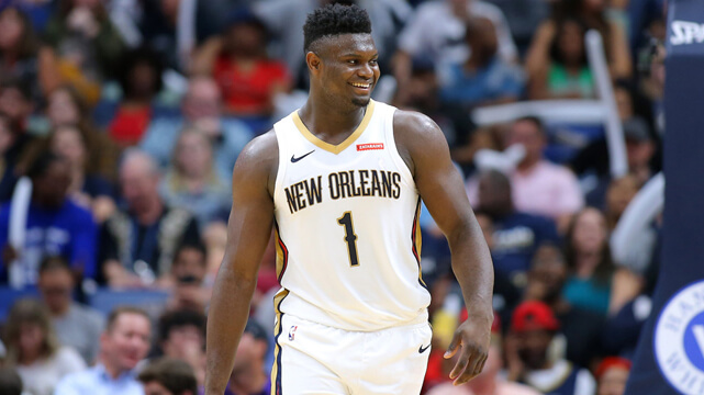 New Orleans Pelicans Player Zion Williamson Smiling